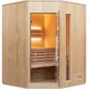ZEN Dampfsauna Eckig - 3/4 Personen - Frankreich Sauna - 150 x 150 x 2...