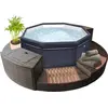 NetSpa Octopus Outdoor Whirlpool halbstarr achteckig für 4-6 Personen ...