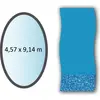 4,57 x 9,14 m ovale wirbelauskleidung für oberirdische pools Swimline ...