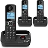 Alcatel F860 Voice TRIO NEU DECT-Telefon Anrufer-Identifikation Schwar...