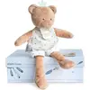 Doudou Geschenkset   Plüschtier, Teddybär "König", 20 cm