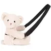 DOUDOU ET COMPAGNIE Kuscheltasche, Bär, elfenbeinfarben, 30 cm, Plüsch...
