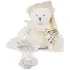 Doudou et Compagnie Schmusetuch mit Schnullerhalter Bär gold 20cm (20 ...