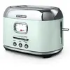 MUSE Retro Toaster 2 Scheiben, 6 Bräunungsstufen, Pastellgrün