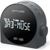 Muse M-185 CDB, Digitaler Wecker, Schwarz, LCD, Weiß, Akku, AAA