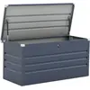 Gartenbox aus Metall "Store" - 680 l - 165 x 69 x 60 cm - Grau