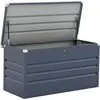 Gartenbox aus Metall "Store" - 480 l - 132 x 61 x 60 cm - Grau
