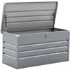 Gartenbox aus Metall "Store" - 480 l - Silberfarben