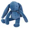 Maïlou Tradition Plüschtier Meloe-Kaninchen 37 cm - Intensives Blau