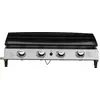 Plancha mit 4 Gasbrennern "Jolly" - 10 kW - Grau