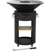 Barbecue plancha brasero für Holzkohle und Holz "Cesar premium" - Ø 81...