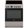 Continental Edison CECV60FCS Standherd mit 4-Zonen-Vitrokeramik-Kochfe...
