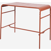 sweeek - Garten-Hochtisch aus Stahl 4 Personen 120 x 70cm x 95 cm - Te...