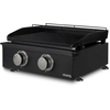 H.Koenig Plancha PLX1022 Gasgrill mit 2 U-Brenner aus Edelstahl, email...