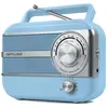 MUSE M-056 VB Kofferradio tragbar mit FM/MW, AUX-In & Netz-/Batteriebe...