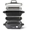 Cuisinart Multicuiseur, Dampfgarer + Reiskocher, Schwarz, Silber