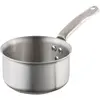 de Buyer Stielkasserolle stahlgrau, Pfanne + Kochtopf, Silber, Grau