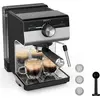 Krups Authentic+ XP384E10, Espressomaschine, 2 l, Kaffeepad, Gemahlene...