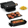 Tefal OptiGrill, Snacking & Baking Kontaktgrill, Schwarz, GC 7148