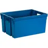 EDA Lagerkiste 50L - blau - Kunststoff - 56x41x29cm - stapelbar