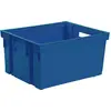 EDA Lagerkiste blau - Kunststoff - 30L - L44 x B35 x H24 cm