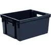 EDA Lagerkiste anthrazit - Kunststoff - 30L - 44 x 35 x 24 cm