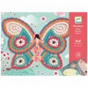 DJECO Kreativset Bastelset Mosaik Glitzer Schmetterlinge Kreativset Mo...