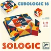 DJECO Lernspielzeug SOLOGIC: Cubologic 16 Logikspiel mit Holzwürfeln &...