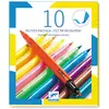 Djeco, Malstifte, 10 Filzpinsel pop (10x)