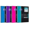 Oxford, Heft + Block, Collegeblock Mappe Nomadbook (A4+, Kariert)