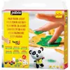 Pebeo, Künstlerfarbe + Bastelfarbe, Tactilcolor Super Set 6 Töpfen