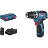 Bosch Akku-Bohrschrauber GSR 12V-35 FC, mit 2 x 3.0 Ah Li-Ion Akku, 1 ...