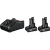 Starter-Set 2 x GBA 12V 6.0Ah + GAL 12V-40