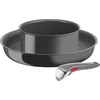 Tefal Ingenio L26093, Frittierset, Grau, Aluminium, Keramik, Grau, The...