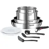 Tefal Ingenio L8971S04, Gemischtes Set, Edelstahl, Edelstahl, Titan, S...