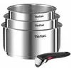 Tefal Ingenio Emotion Cookware Set, Pfannenset + Topfset, Silber