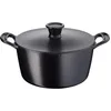 Tefal Gusseisen Schmortopf 24 cm von Jamie Oliver, Schwarz/Creme   Ide...