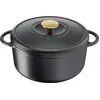 Tefal Heritage E22303 Kochtopf inkl. Deckel, Gusseisen/Gussaluminium, ...