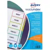Avery, Ordner Zubehör, Intercalaires Readyindex, PP, 6 touches, A4 pol...