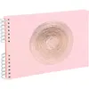 Exacompta, Fotoalbum, Foto-Spiralalbum Ellipse, 320 x 220 mm, rosa (22...