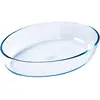 Pyrex Bräter oval ohne Deckel, Auflaufform, Silber