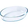 Pyrex Bräter oval ohne Deckel, Auflaufform, Silber