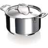 BEKA Chef Casserole with lid, 2,4 l, Edelstahl, Edelstahl, Keramik, Ga...