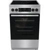 Gorenje GECS5C70XA, Freistehender Herd, Edelstahl, Drehregler, Berühru...