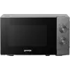 Gorenje Mikrowelle 20L 700W AquaClean, Schwarz/Grau mit mechanischer D...
