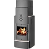 XXL-Kaminofen (180cm) Victoria Sonata mit XL-Brennraum schwarz  16kW