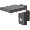 V-Tac, Gartenbeleuchtung, VT-1147 10402 Solar-Wandlampe 5.5 W Warmweis...