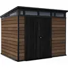 KETER Pent Signature Horizontales Gartenhaus, 9 x 7, 279 x 226 x 216 c...