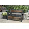Keter Gartenbox Keter Gartenbank inkl. Aufbewahrung Hudson 227 L