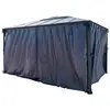 Palram - Canopia Polyester Vorhänge für Pavillon Martinique 4300 Grau